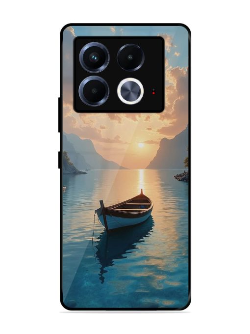 Serene Sunset Glossy Soft Edge Case for Infinix Note 40 (5G) Chachhi