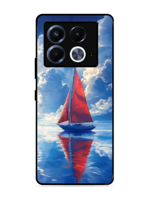 Crimson Sails Glossy Soft Edge Case for Infinix Note 40 (5G) Chachhi