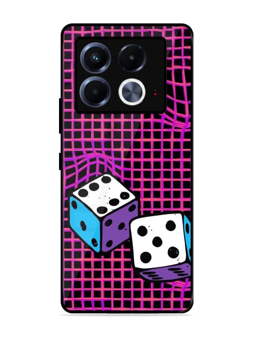 Glitched Dice Glossy Soft Edge Case for Infinix Note 40 (5G) Chachhi