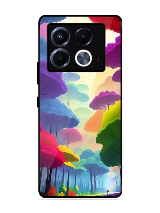 Rainbow Road Glossy Soft Edge Case for Infinix Note 40 (5G) Chachhi