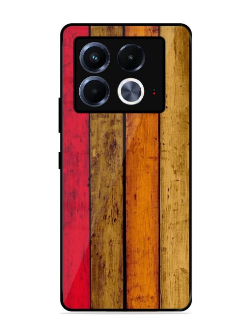 Colorful Woodgrain Glossy Soft Edge Case for Infinix Note 40 (5G) Chachhi