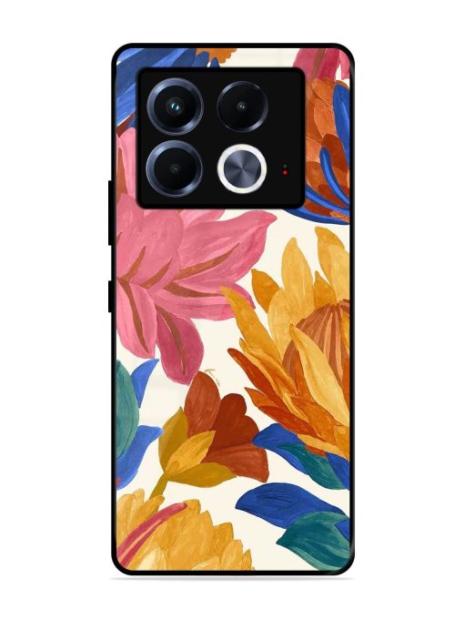 Blooming Tapestry Glossy Soft Edge Case for Infinix Note 40 (5G) Chachhi