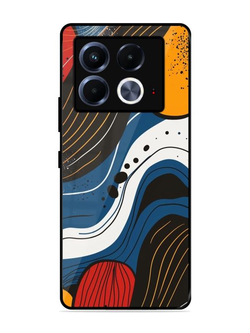 Abstract Expression Glossy Soft Edge Case for Infinix Note 40 (5G) Chachhi