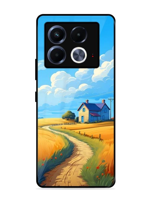 Countryside Cottage Glossy Soft Edge Case for Infinix Note 40 (5G) Chachhi