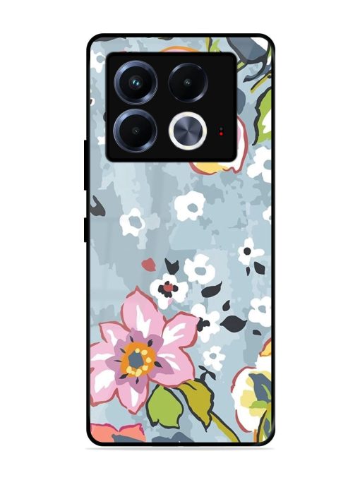 Floral Fantasy Glossy Soft Edge Case for Infinix Note 40 (5G) Chachhi