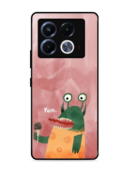 Hungry Monster Glossy Soft Edge Case for Infinix Note 40 (5G) Chachhi