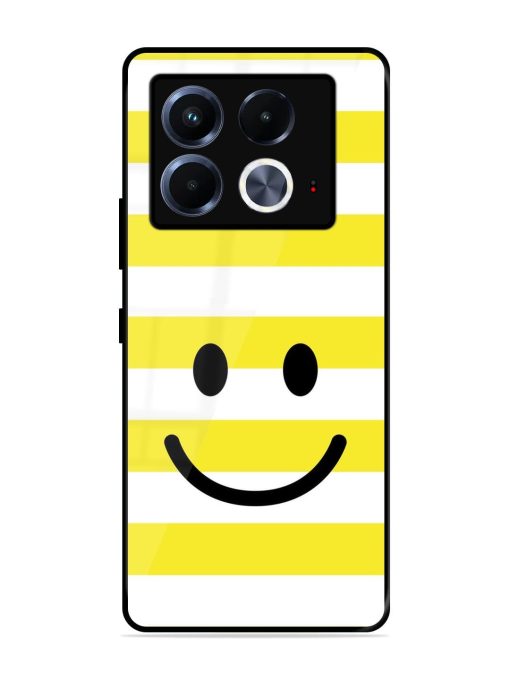 Smiling Stripes Glossy Soft Edge Case for Infinix Note 40 (5G) Chachhi