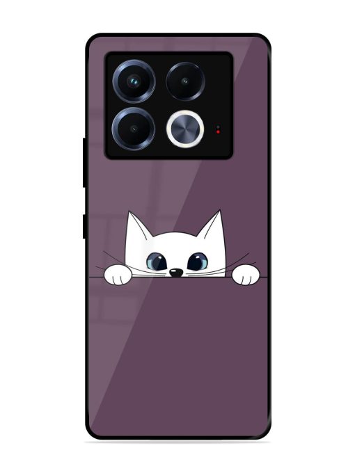 Peek-A-Boo Kitty Glossy Soft Edge Case for Infinix Note 40 (5G) Chachhi