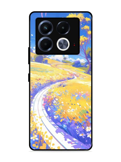 Vibrant Spring Meadow Glossy Soft Edge Case for Infinix Note 40 (5G) Chachhi