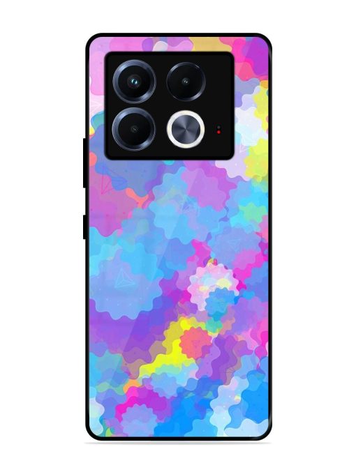 Psychedelic Cloud Burst Glossy Soft Edge Case for Infinix Note 40 (5G) Chachhi