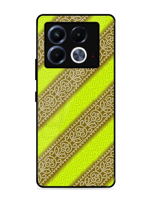 Golden Bandana Bliss Glossy Soft Edge Case for Infinix Note 40 (5G) Chachhi