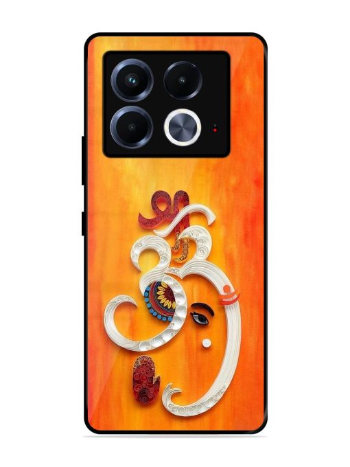 Ganesha In Quilling Art Glossy Soft Edge Case for Infinix Note 40 (5G) Chachhi