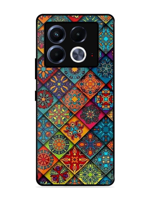 Patchwork Mandala Mosaic Glossy Soft Edge Case for Infinix Note 40 (5G)