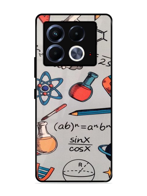 Science Doodle Delight Glossy Soft Edge Case for Infinix Note 40 (5G) Chachhi