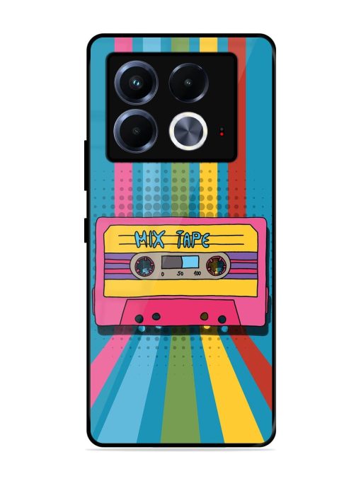 Retro Cassette Tapes Glossy Soft Edge Case for Infinix Note 40 (5G) Chachhi