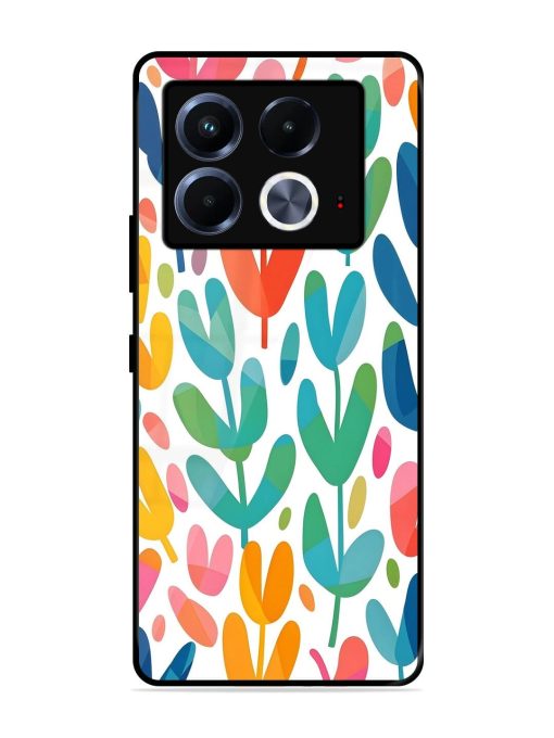 Rainbow Of Blooms Glossy Soft Edge Case for Infinix Note 40 (5G) Chachhi