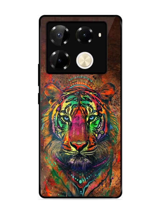 Cosmic Tiger Glossy Soft Edge Case for Infinix Note 40 Pro (5G) Chachhi