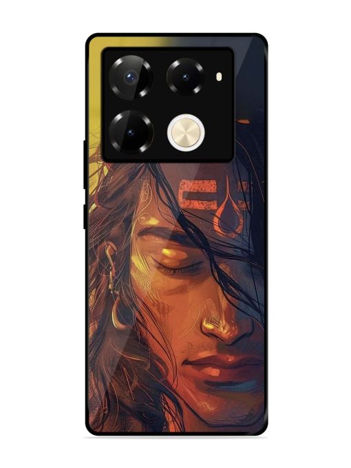 Tranquil Shiva Glossy Soft Edge Case for Infinix Note 40 Pro (5G) Chachhi