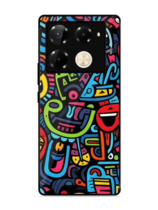 Doodlephoria Glossy Soft Edge Case for Infinix Note 40 Pro (5G) Chachhi