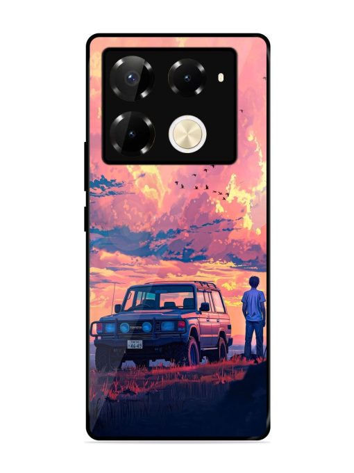 Solitude'S Horizon Glossy Soft Edge Case for Infinix Note 40 Pro (5G) Chachhi