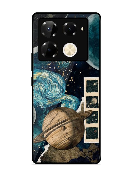 Celestial Tapestry Glossy Soft Edge Case for Infinix Note 40 Pro (5G) Chachhi