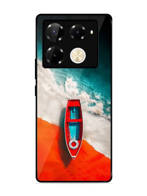 Crimson Tide Glossy Soft Edge Case for Infinix Note 40 Pro (5G) Chachhi