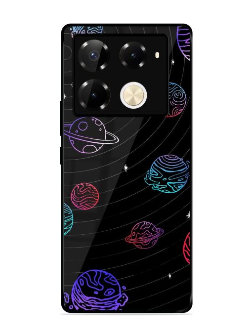 Cosmic Ballet Glossy Soft Edge Case for Infinix Note 40 Pro (5G) Chachhi