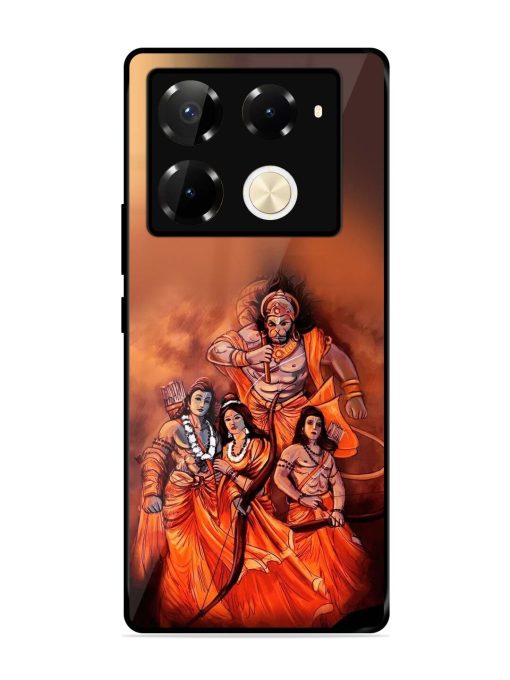 Sita Ram Glossy Soft Edge Case for Infinix Note 40 Pro (5G) Chachhi