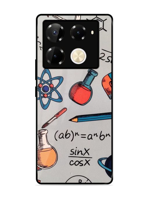 Science Doodle Glossy Soft Edge Case for Infinix Note 40 Pro (5G) Chachhi