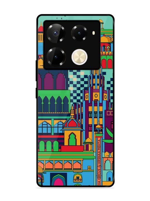 Indian Tapestry Glossy Soft Edge Case for Infinix Note 40 Pro (5G) Chachhi