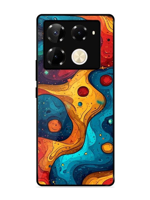 Cosmic Swirl Glossy Soft Edge Case for Infinix Note 40 Pro (5G) Chachhi