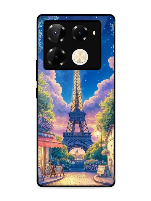 Twilight In Paris Glossy Soft Edge Case for Infinix Note 40 Pro (5G) Chachhi