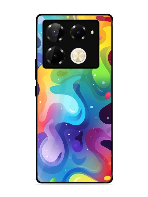 Rainbow River Glossy Soft Edge Case for Infinix Note 40 Pro (5G) Chachhi