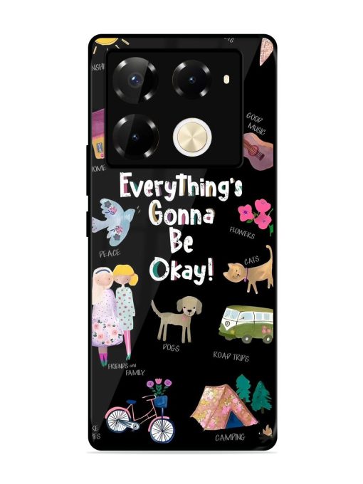 Everything'S Gonna Be Okay Glossy Soft Edge Case for Infinix Note 40 Pro (5G) Chachhi