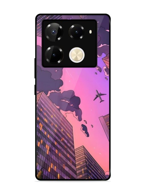 Urban Twilight Glossy Soft Edge Case for Infinix Note 40 Pro (5G) Chachhi