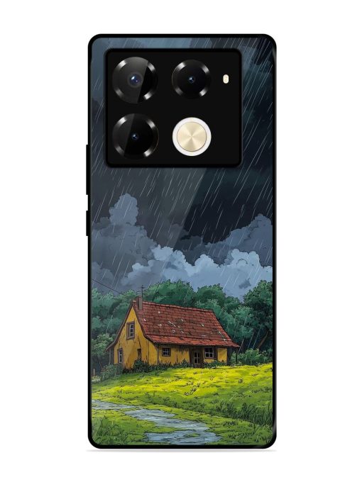 Rainy Day Retreat Glossy Soft Edge Case for Infinix Note 40 Pro (5G)