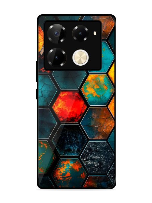 Hexagon Hive Glossy Soft Edge Case for Infinix Note 40 Pro (5G) Chachhi