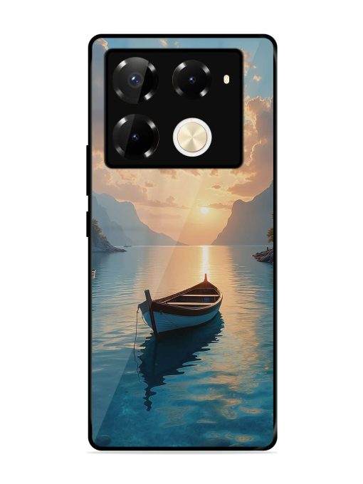 Serene Sunset Glossy Soft Edge Case for Infinix Note 40 Pro (5G) Chachhi