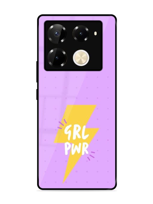 Girl Power Spark Glossy Soft Edge Case for Infinix Note 40 Pro (5G) Chachhi