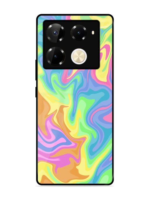 Whimsical Swirl Glossy Soft Edge Case for Infinix Note 40 Pro (5G) Chachhi