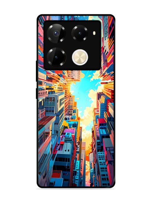 Skyward City Glossy Soft Edge Case for Infinix Note 40 Pro (5G) Chachhi