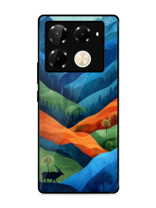 Layers Of The Land Glossy Soft Edge Case for Infinix Note 40 Pro (5G) Chachhi