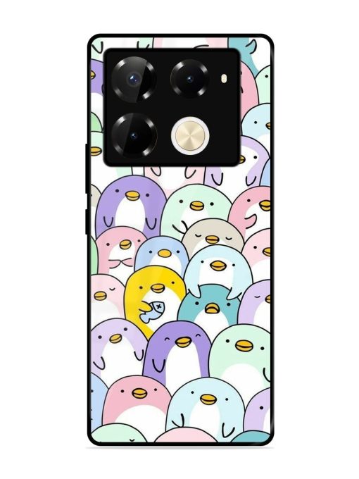 Penguin Party Glossy Soft Edge Case for Infinix Note 40 Pro (5G) Chachhi