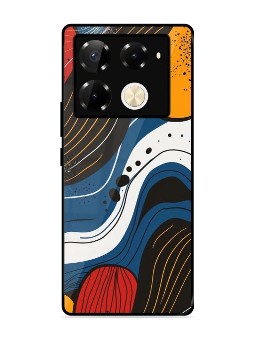 Abstract Expression Glossy Soft Edge Case for Infinix Note 40 Pro (5G) Chachhi