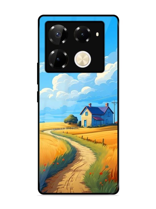 Countryside Cottage Glossy Soft Edge Case for Infinix Note 40 Pro (5G) Chachhi