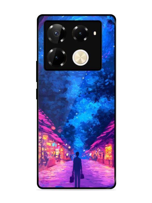 Neon Nightscape Glossy Soft Edge Case for Infinix Note 40 Pro (5G)