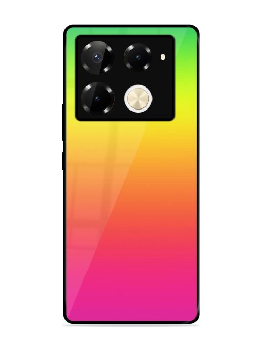 Rainbow Gradient Glossy Soft Edge Case for Infinix Note 40 Pro (5G) Chachhi