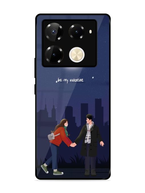 Moonlight Proposal Glossy Soft Edge Case for Infinix Note 40 Pro (5G) Chachhi