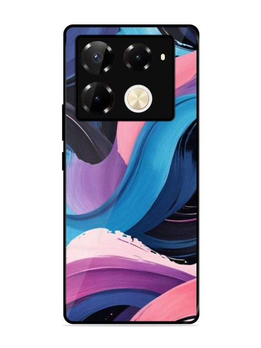 Whimsical Waves Glossy Soft Edge Case for Infinix Note 40 Pro (5G) Chachhi