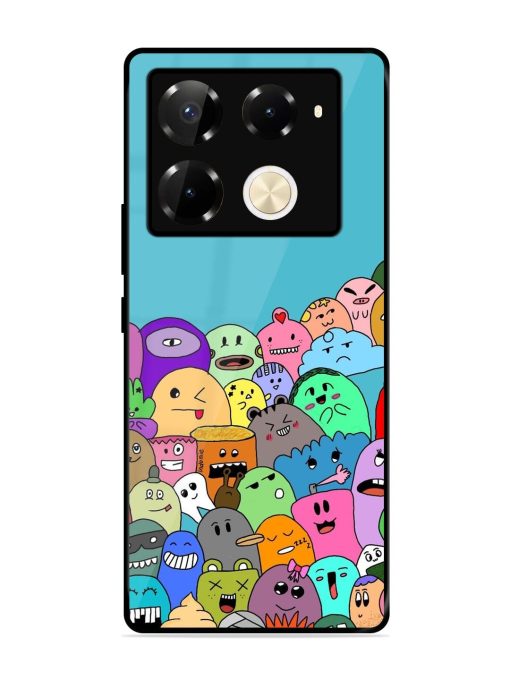 Monster Mash Glossy Soft Edge Case for Infinix Note 40 Pro (5G) Chachhi